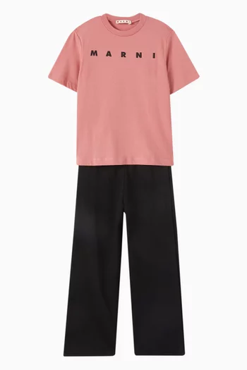 Logo-print T-shirt in Cotton-jersey