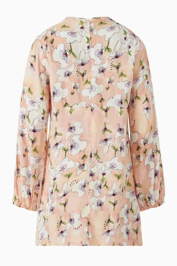Ninfee Print Dress in Viscose