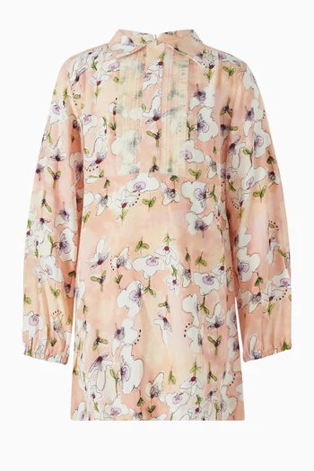 Ninfee Print Dress in Viscose