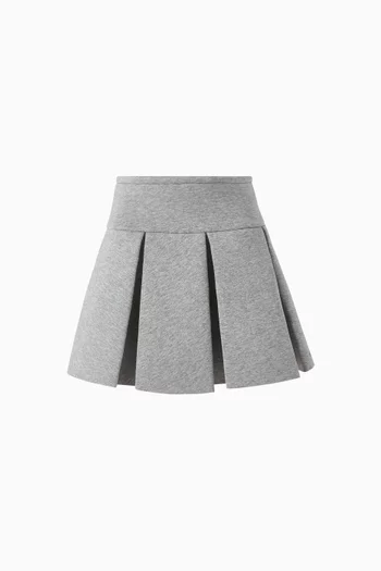 Flounced Mini Skirt