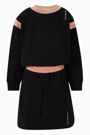 سويت شيرت بشعار الماركة قطن