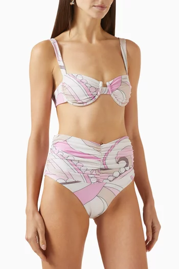 Ariel Ruched Bikini Top