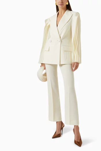 Two-piece Suit Set in Crepe