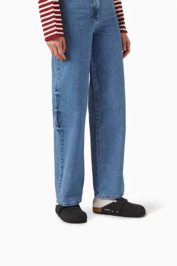 حذاء مفتوح من الخلف بوسطن لباد