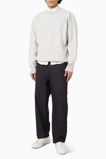 سترة بفتحة رقبة مستديرة قطن