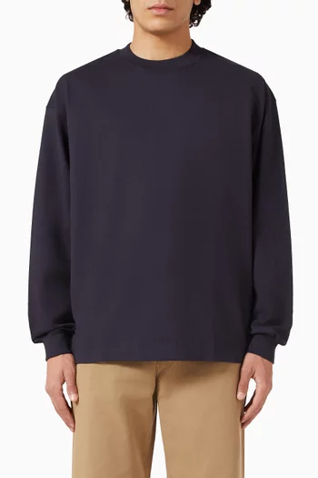 Crewneck T-shirt in Supima Cotton