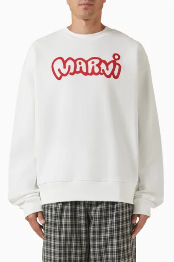 Logo Sweatshirt in Cotton