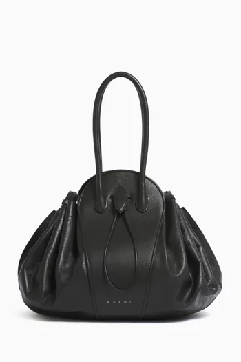 Large Tulipea Bag in Buffalo Leather