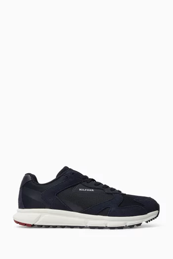 Cleat Mixed Waterproof Sneakers in Suede