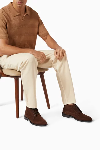 Corporate Side Boots in Suede
