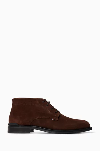 Corporate Side Boots in Suede