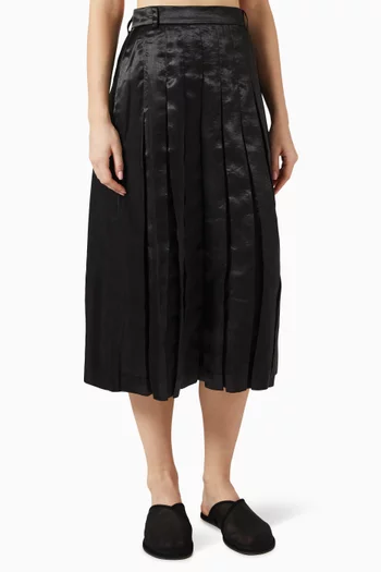 Poly Pleated Skirt