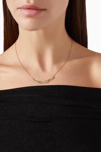 Summer Serene Diamond Necklace in 18kt Gold