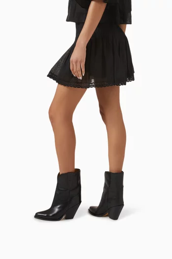 Leyane 90 Ankle Boots in Leather