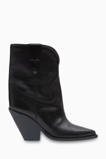 Leyane 90 Ankle Boots in Leather
