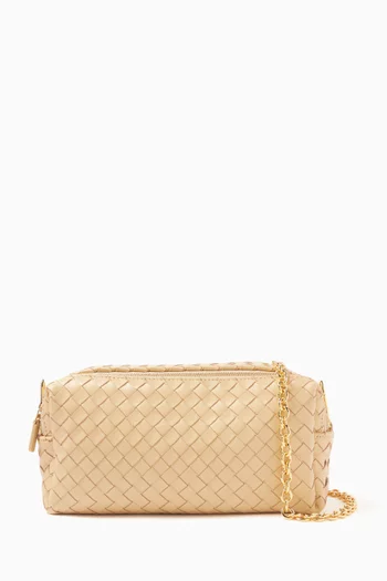 Trousse Shoulder Bag in Woven Leather