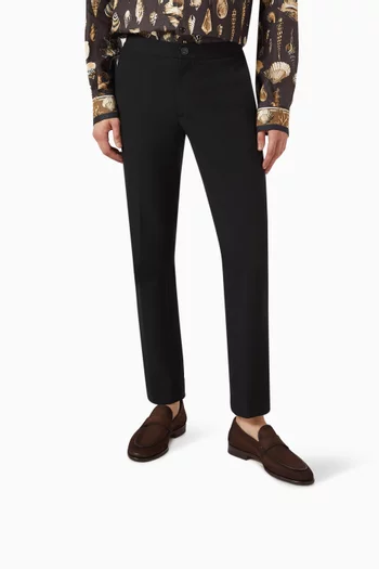 Blak Penny Loafers in Suede