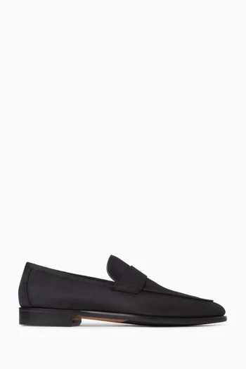 Blak Loafers in Nubuck