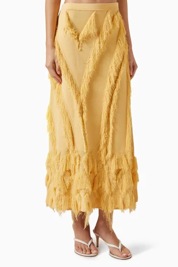 تنورة أستريد منسوجة