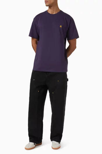 تي شيرت تشيس بشعار الماركة قطن