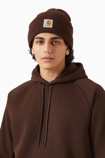 قبعة بيني بشعار الماركة أكريليك منسوج