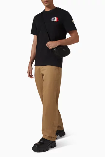 Triple Logo T-shirt in Cotton
