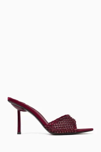 Gilda 80 Sandals in Mesh & Satin