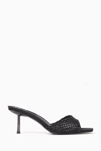 Gilda 60 Sandals in Mesh & Satin