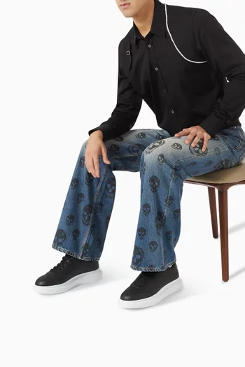Oversized Sneakers in Rubber