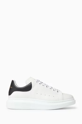 Oversized Sneakers in Leather