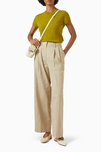 سترة بأكمام قصيرة نسيج