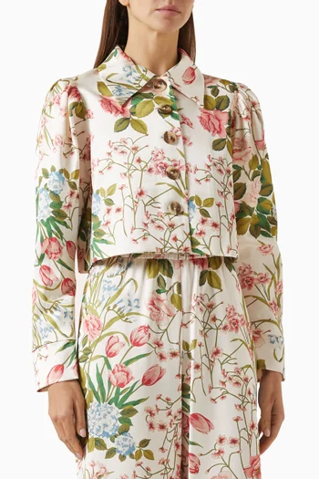 Tailored Jacket in Satin