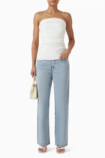 Izel Bandeau Top in Linen