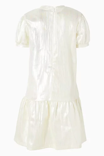 فستان بتطريز عقدة