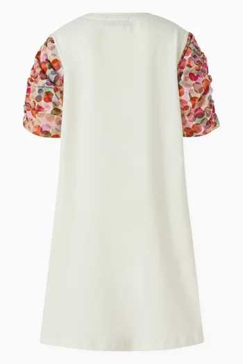 Bag Print Dress in Cotton Jersey