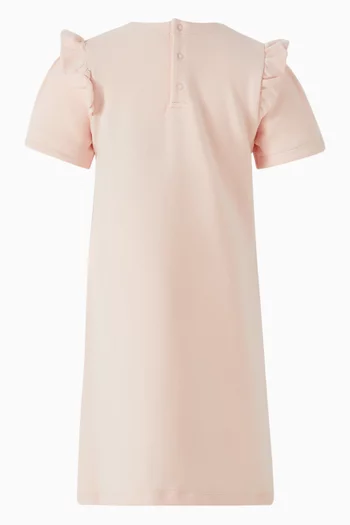 Crossbody-bag Printed Dress in Cotton