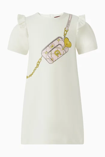 Crossbody Bag-print Dress in Cotton