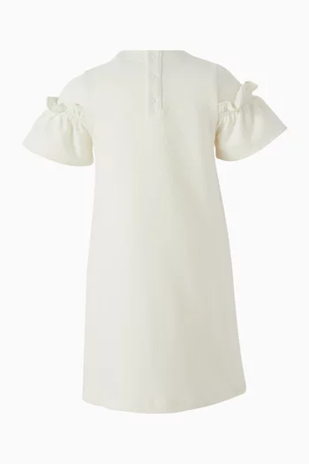 Crossbody-bag Printed Dress in Cotton
