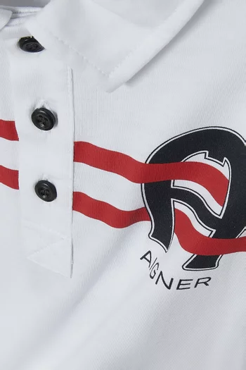 Logo Polo T-shirt in Cotton