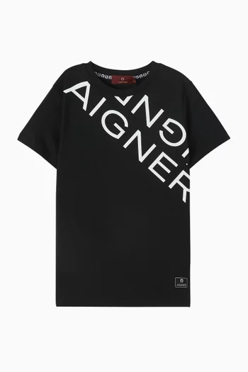 Logo-print T-shirt in Cotton