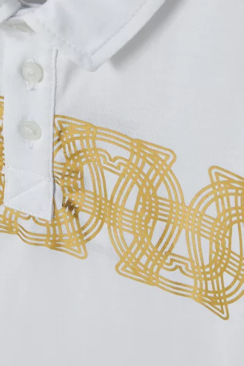 Logo Print Polo T-shirt