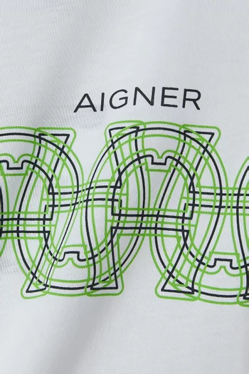 Logo-print T-shirt in Cotton