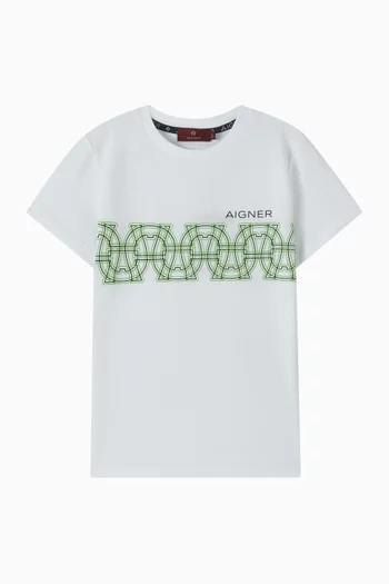 Logo-print T-shirt in Cotton