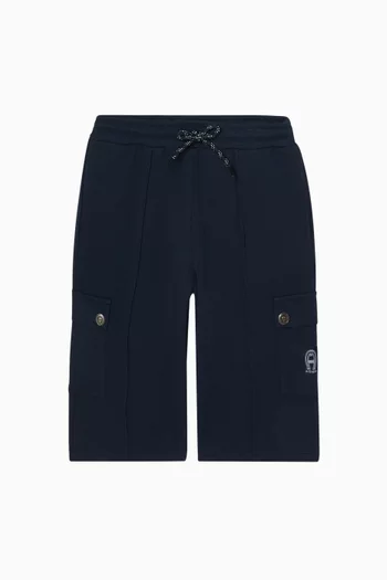 Logo Bermuda Shorts in Cotton