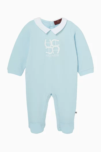Graphic Logo Pyjama in Cotton