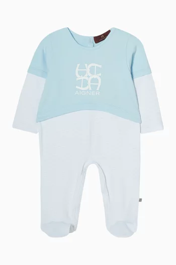 Logo Pyjama in Pima Cotton