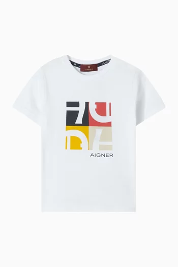Logo-print T-shirt in Cotton-jersey
