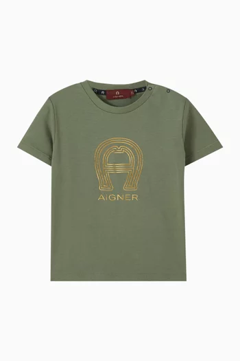 Logo Graphic T-shirt in Cotton
