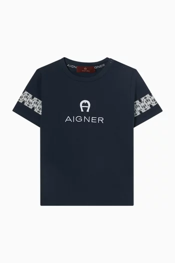 Logo Detail T-shirt in Cotton