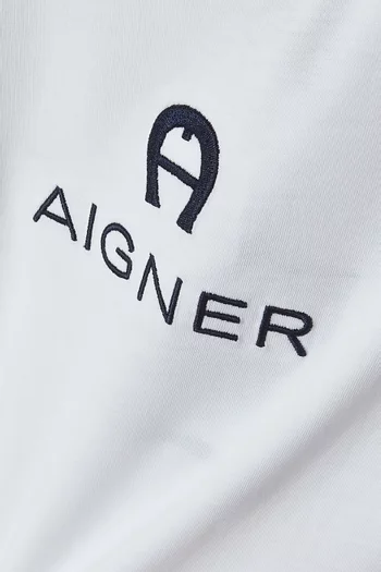 Logo Detail T-shirt in Cotton